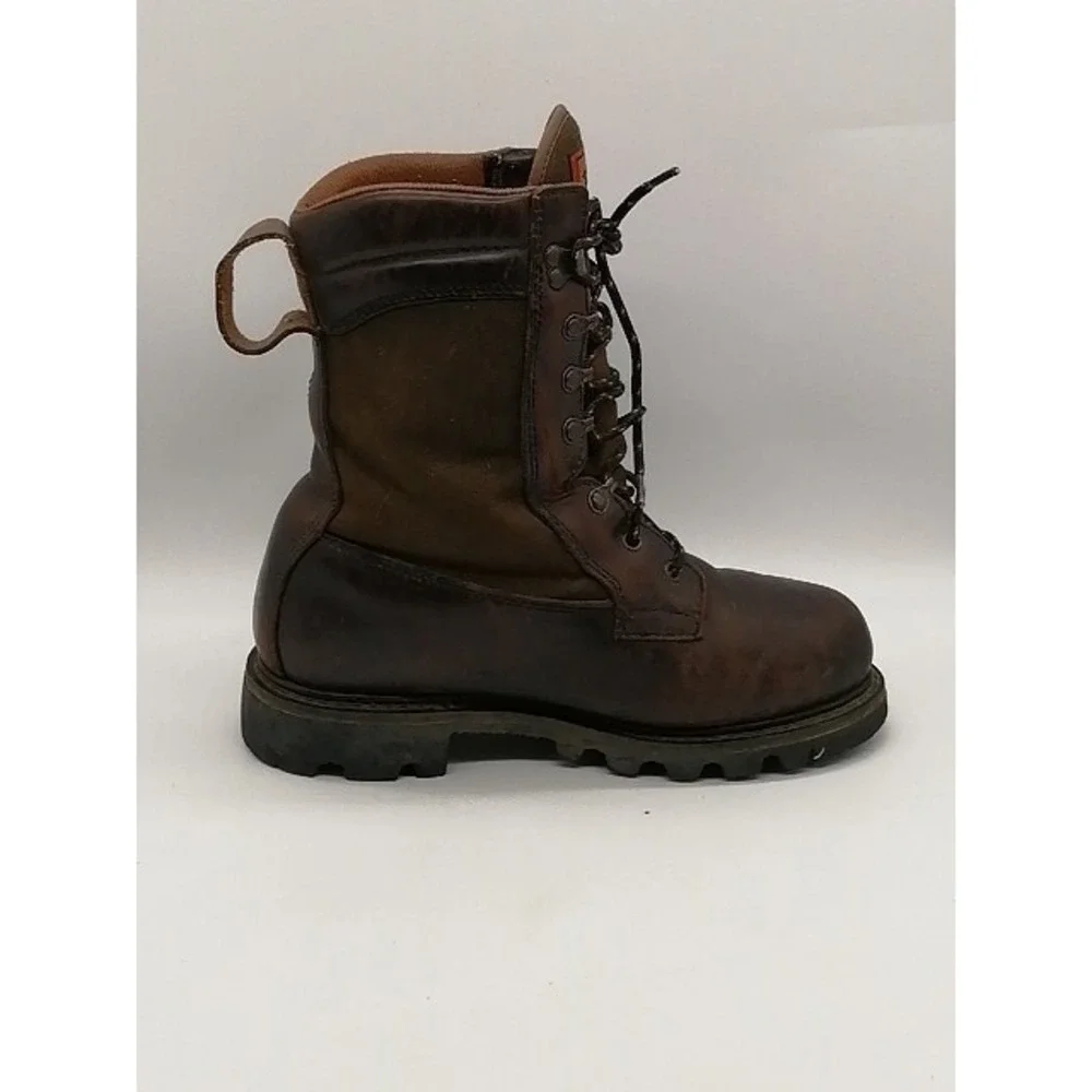 Irish Setter Boots Mens Brown 8EE Work Shoe Vibram Thinsulate Safety Toe 896
